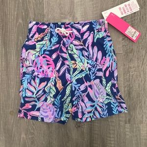 Boys Lilly Pulitzer swim trunks